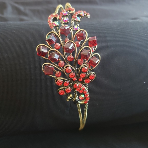 Girls' Fancy Peacock Headband - Picture 1 of 2